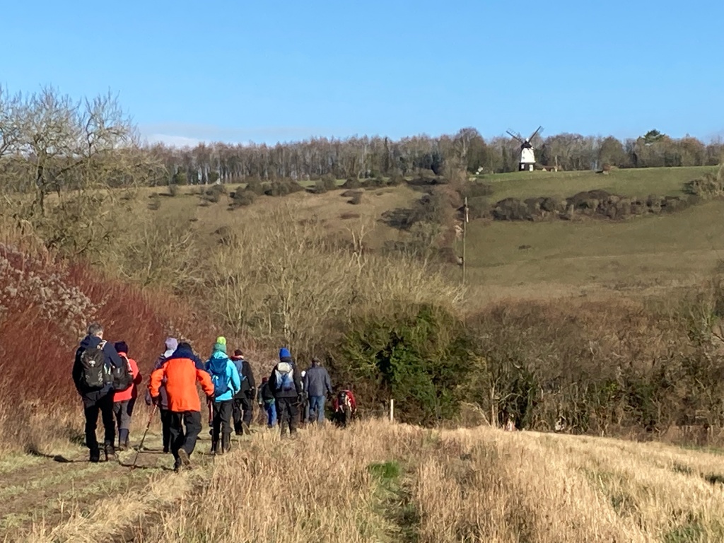 EBR Members walking near Turville